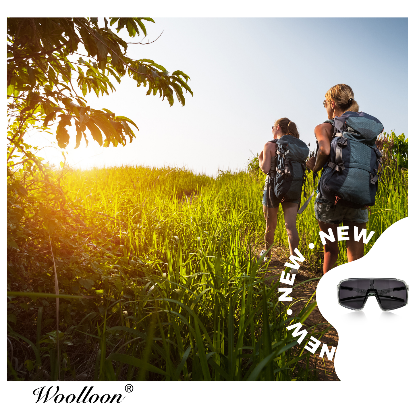 Woolloon® Polarized UV400 Sunglass CrystalClearClassic for Men & Women